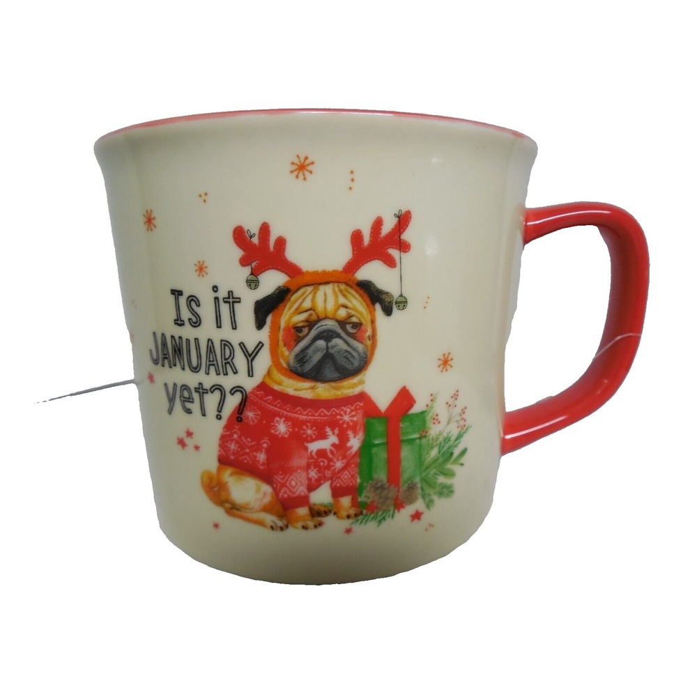 Sleigh Bell Bistro "Is it January Yet?" 18 Oz Coffee Mug